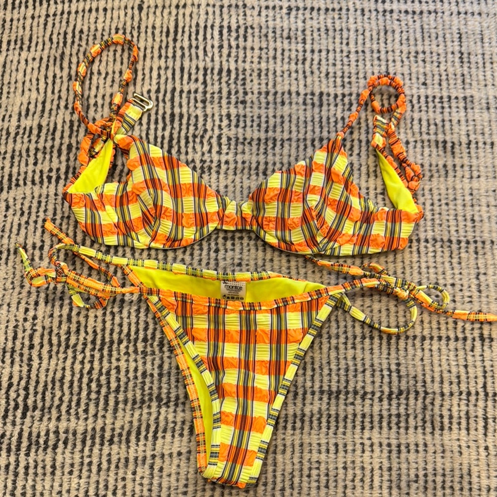 Montce Plaid Bikini Set